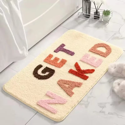 Colorpop™ Rainbow Tufted Bath Mat – Soft, Absorbent Accent Rug for Bathroom, Entryway, or Living Room