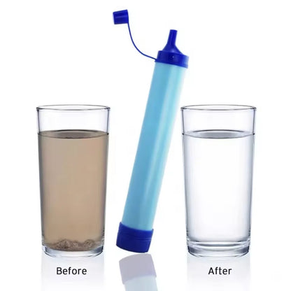 Outdoor Water Purifier Camping Hiking Emergency Life Portable Purifier Water Filter Suitable for Streams, Lakes Outdoors Camping