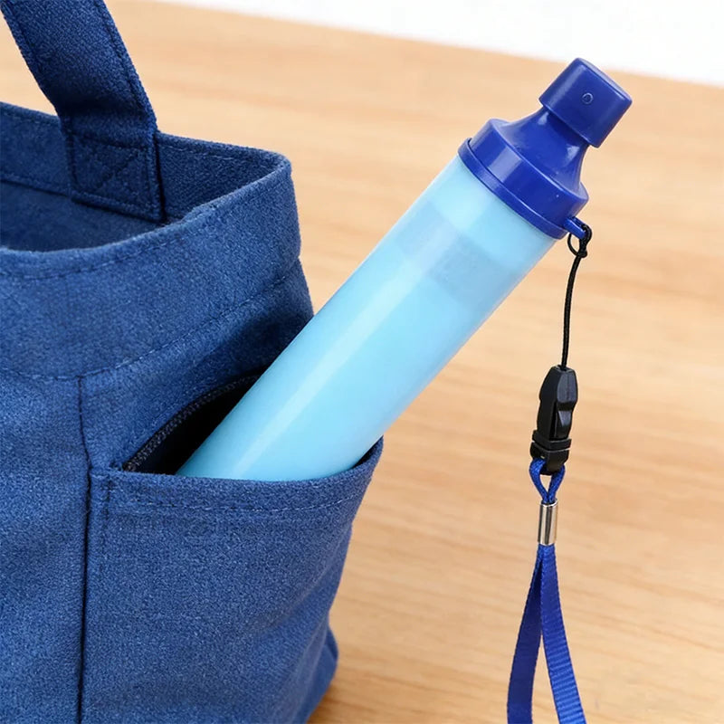 Outdoor Water Purifier Camping Hiking Emergency Life Portable Purifier Water Filter Suitable for Streams, Lakes Outdoors Camping